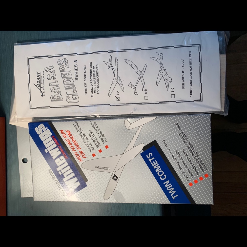 Glider plane model kits brand new